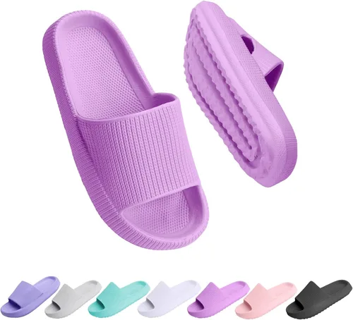 Orthoshoes Sandalias de nube para niños y niñas, cómodas, con suela gruesa, antideslizantes, para ducha, baño, zapatos de playa de verano para niños