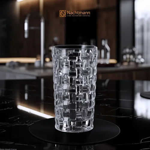 Miniatura 3 de Nachtmann Dancing Stars Bossa Nova Collection - Juego de 4 vasos de cristal transparente, para cócteles y bebidas frías, 14 onzas, apto