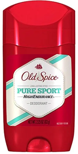 Old Spice Desodorante de alta resistencia, Pure Sport 2.25 oz