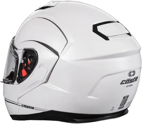 Miniatura 2 de Castle X Atom SV - Casco modular para motocicleta Blanco perla