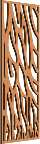 Miniatura 141 de 9 3/8"W x 24 3/8"H x 1/4"T Bristol Decorativos Paneles de Pared de Madera Calado, Cereza