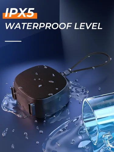 Miniatura 5 de Altavoz Bluetooth Reproductores multimedia portátiles, sonido estéreo claro y fuerte, altavoz inalámbrico de graves profundos con luces TWS IPX5