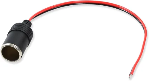 Miniatura 2 de ELECTOP Cargador de Coche para Encendedor de Cigarrillos, Conector Hembra, Cable de Adaptador