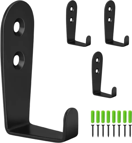 CGBE Ganchos para colgar toallas de pared, resistentes para colgar toallas, no se oxidan, para colgar toallas, ganchos para toallas exteriores,