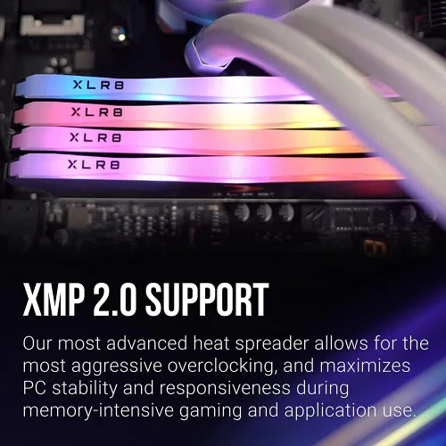Miniatura 5 de PNY XLR8 Gaming 16 GB (2 x 8 GB) DDR4 DRAM 3600 MHz (PC4-28800) CL18 1.35V RGB de doble canal Memoria de escritorio (DIMM) – MD16GK2D4360018XRGB