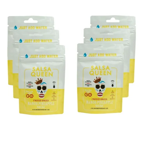 Miniatura 28 de Salsa Queen Salsa gourmet de chile rojo liofilizado Ingredientes frescos Vida útil de más de 3 años No necesita refrigeración Vegana