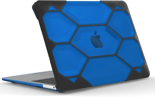Miniatura 9 de IBENZER HA13CYBL HA13CYBL - Funda compatible con MacBook Air de 13 pulgadas A1466 A1369, carcasa rígida resistente para Apple Mac Air 13 versión Azul