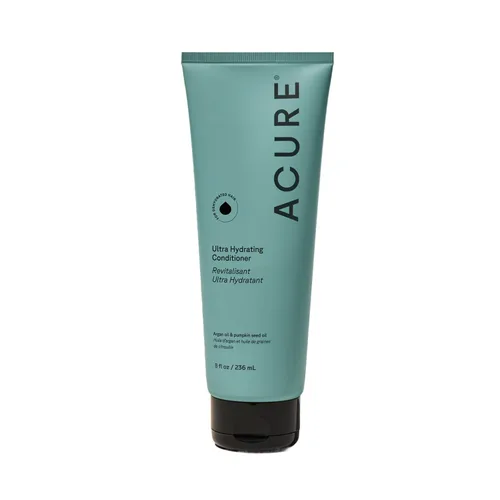 Acure Acondicionador ultra hidratante – Acondicionador de humedad profunda para mujeres y hombres con cabello y cuero cabelludo seco, dañado,