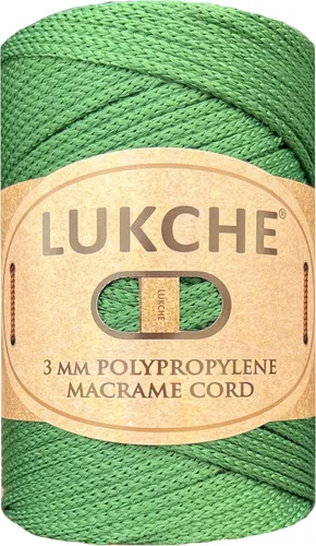 Miniatura 66 de Cordón de macramé de poliéster premium de 3 mm (134.72 metros), (250 g) 100% cuerda de macramé de polipropileno, hilo de crochet de macramé colorido