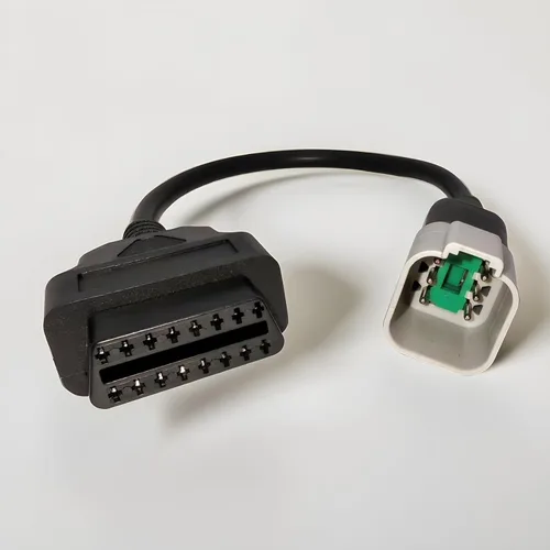 Miniatura 5 de Cable adaptador OBD2 de 6 pines a 16 pines para BRP y CAN-AM, conector de herramienta de diagnóstico para motocicletas, compatible con CAN-AM