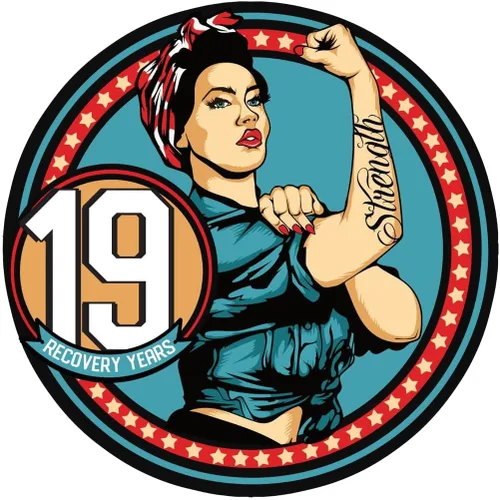 Miniatura 32 de Sobriety Coin – Rosie Strength Tattoo Recovery AA Chip, medallón de alta resistencia, regalo perfecto para cualquier persona en recuperación