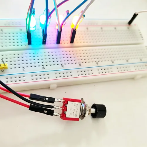 Miniatura 2 de Gikfun AC 2A 250V/5A 120V NO/NC SPST Interruptor de botón momentáneo Kit de bricolaje para Arduino (paquete de 8 piezas) EK1926