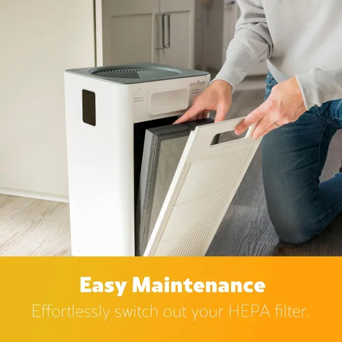 Miniatura 6 de Kenmore PM3020 Purificadores de Aire con Filtro HEPA H13 Verdadero, Cubre Hasta 1500 Pies Cuadrados, Sistema de Filtración HEPA de 3 Etapas