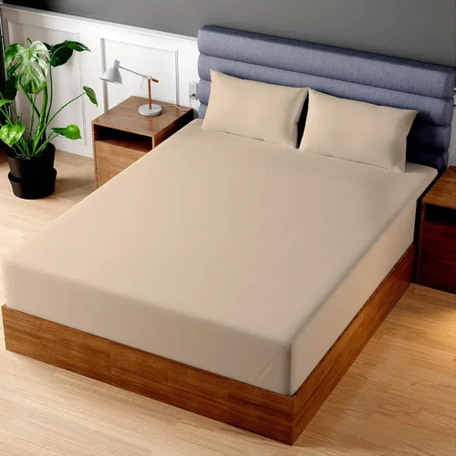 Miniatura 13 de Superity - Sábana bajera ajustable de lujo de calidad hotelera para cama Queen corta, 100% algodón, ultrasuave, amigable con la piel e Azul