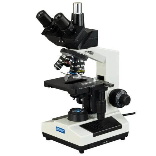 Miniatura 2 de OMAX Microscopio compuesto biológico trinocular 40X-2500X con la luz reemplazable del LED