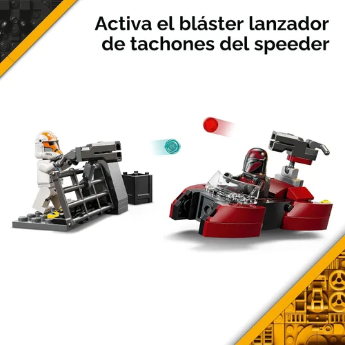 Miniatura 3 de LEGO Star Wars Siege of Mandalore Battle Pack - Juguete de construcción para niños y niñas, juego de simulación Mandalorian con 4 minifiguras