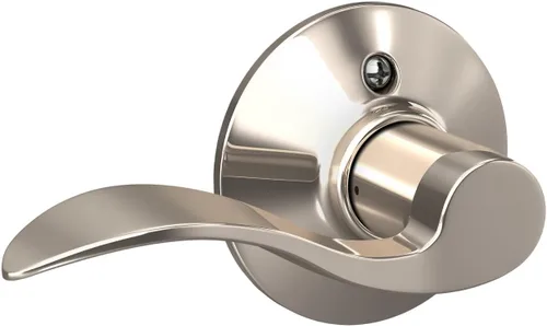 Miniatura 44 de SCHLAGE - Manija de puerta Accent con cerradura de paso libre para pasillo y armario en bronce antiguo - F10 ACC 716 Bronce Envejecido