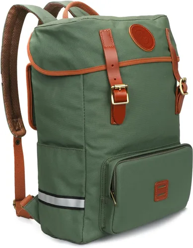 Miniatura 9 de TOURBON - Alforjas de bicicleta 2 en 1 que se convierten en mochila 15L Bicicleta Asiento Trasero Bolsa de Tronco de Almacenamiento de Equipaje