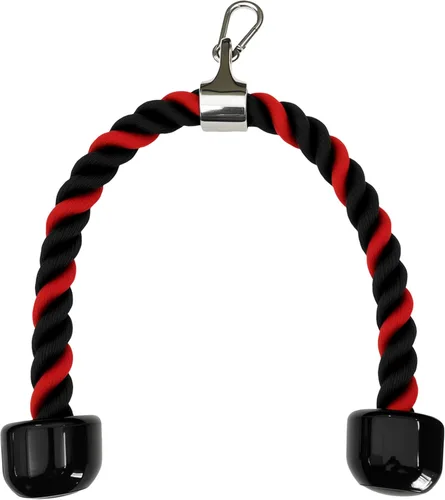Accesorios de cable de cuerda de tríceps pesados, accesorios de máquina de cable para gimnasio en casa, cuerda de tríceps de nailon para accesorios