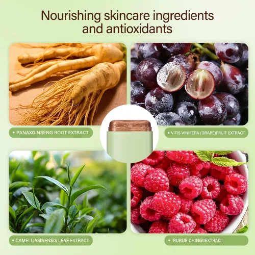 Miniatura 6 de Barra de contorno de crema, barra bronceadora con brillo facial, resaltador de brillo natural mezclable, barra hidratante sólida teñida multiusos