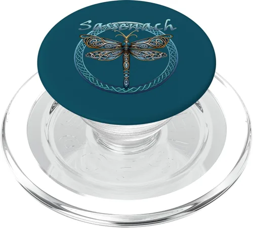 Miniatura 8 de Sassenach PopSockets PopGrip estándar de libélula gaélica escocesa
