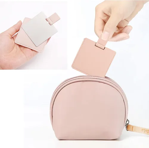 Miniatura 4 de Espejo compacto pequeño para bolso, mini espejo de viaje, maquillaje de mano, espejo plegable portátil, espejo de viaje cosmético de bolsillo