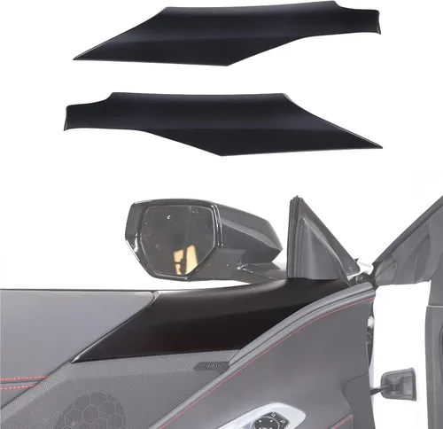 Miniatura 8 de Cubierta de panel inferior de pilar para puerta interior compatible con Chevrolet Corvette C8 2020-2025, borde de cubierta de reposabrazos de panel