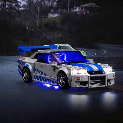 Miniatura 11 de Kit de luces mejorado compatible con el modelo de auto Lego Technic Ford GT 2022 42154, decoración de luces compatible con 42154 (modelo no incluido)