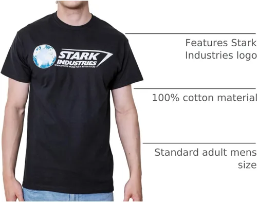 Miniatura 4 de Marvel Camiseta Iron Man Stark Industries