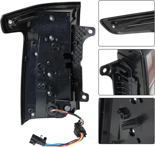 Miniatura 5 de Silscvtt Repuesto para Land Rover Range Rover L405 2018 2019 2020 Lámpara de luz trasera freno trasero derecho lado pasajero exterior LR098346