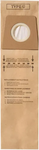 Miniatura 3 de Paquete de 20 bolsas de papel para aspiradora compatibles con Dirt Devil Royal Type U Uprights de repuesto para 3920047001 3920048001 y 3920750001