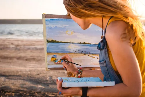 Miniatura 4 de AIT Art - Pinceles de pintura Kolinsky con detalles redondos, tamaño 0, paquete de 3, color rojo puro ruso, hecho a mano en Estados Unidos