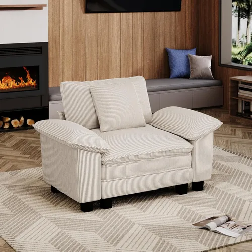 Miniatura 29 de MIXPATIO Juego de sofá modular Cloud en forma de U, asiento profundo de 3 piezas, sofá modular de 6 plazas y brazos extraíbles, felpilla de felpa