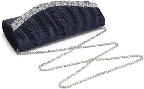 Miniatura 20 de Dasein Bolsos de mano para mujer, bolsos de noche formales con diamantes de imitación para boda, fiesta, baile de graduación, bolso elegante