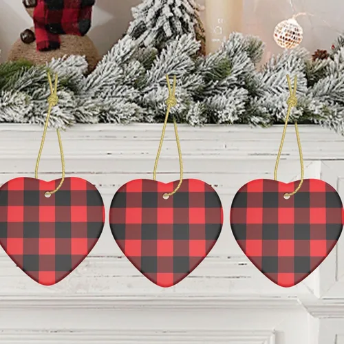 Miniatura 9 de Adorno de Navidad personalizado, añade tu imagen/foto/texto, adorno colgante de cerámica de Navidad, decoración del árbol de Navidad, colgante