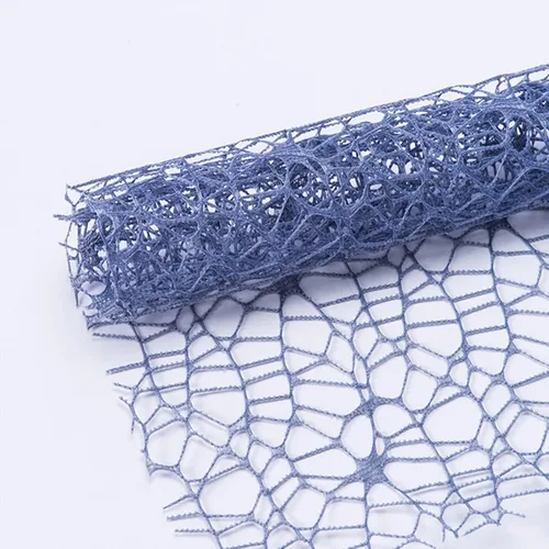 Miniatura 3 de Papel de regalo de malla de jacquard coreano con flores caladas 1 rollo, suministros para floristería, papel para envolver ramos de flores, Blanco