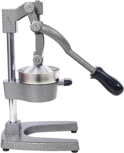 Miniatura 4 de Exprimidor de cítricos de hierro fundido, prensa manual manual extra grande de grado comercial, exprimidor de encimera resistente para jugo