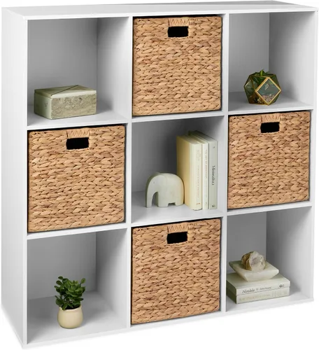 Miniatura 40 de Best Choice Products Estantería para niños con 6 cubos, organizador de almacenamiento, estante de 11 pulgadas, estantería, almacenamiento para Salvia