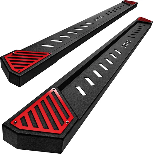 OEDRO - Estribos de 6.5 pulgadas compatibles con 2007-2018 Chevy Silverado/GMC Sierra 1500, 2007-2019 Silverado/Sierra 2500HD 3500HD de 2 filas y 4