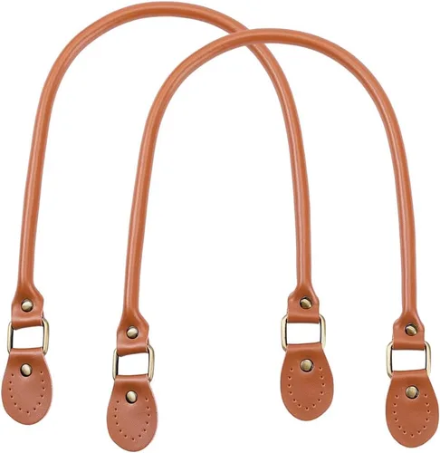 Miniatura 6 de PH PandaHall 2 piezas de 24.2 pulgadas de cuero para bolso de mano, Negro