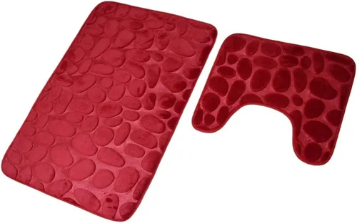 Alfombra antideslizante de Baño De Espuma Viscoelástica, Alfombra De Suelo De Inodoro, Alfombrilla Antideslizante Para Ducha, Alfombrilla Absorbente