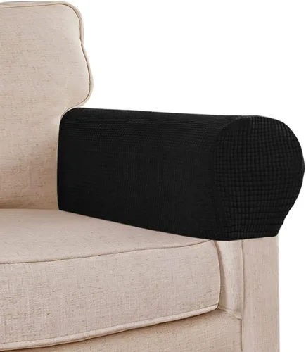 Miniatura 10 de Fundas elásticas para reposabrazos de sofá, fundas de elastano jacquard para sillas y sofás, fundas antideslizantes para reposabrazos