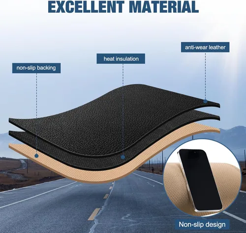 Miniatura 2 de Funda de cuero para tablero Compatible con 2011 2012 2013 2014 Hyundai Sonata
