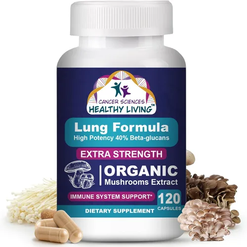Miniatura 10 de Suplementos de bienestar prostático Cancer Sciences para hombres, extracto de hongos orgánicos certificados por USDA, extra fuerte 1,500 mg, alta