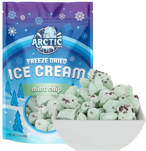 Miniatura 56 de Arctic Farms Trozos de Helado Liofilizado a Granel - No se Derrite (Mantequilla de Maní) (1 libra)