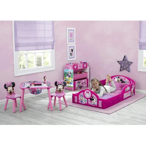 Miniatura 5 de Delta Children Disney Minnie Mouse - Organizador de juguetes para diseño y almacenamiento de 6 cubos Minnie Mouse - Dotty Sobre Puntos