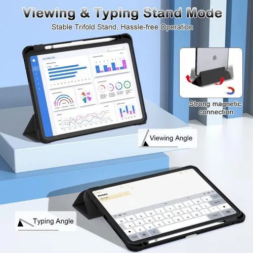 Miniatura 3 de OKP Funda para iPad de 11ª Generación de 11 Pulgadas (A16) 2025, para iPad de 10.9'' de 10ª Gen 2022, Funda delgada y ligera para iPad 11/10ª Gen