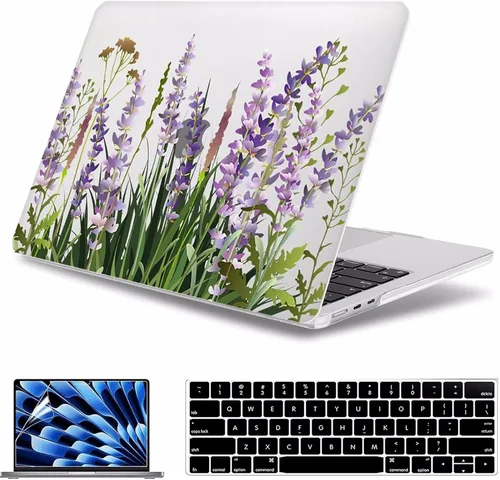 Miniatura 22 de Funda para MacBook Air de 15 pulgadas A3241 A3114 A2941 (versión 2023 2024 2025) – Carcasa rígida protectora a presión para MacBook Air de 15.3