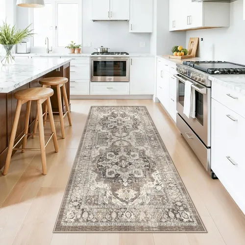 Miniatura 52 de YOUFORTONG Alfombras Corredoras de 2x10 para Pasillos, Alfombra de Cocina Suave, Alfombra Corredera Antideslizante con Respaldo de Goma para Baño