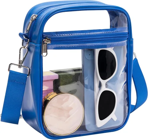 Miniatura 9 de Paxiland Clear Bag for Stadium Events Clear Purse Transparent Handbag for Sports Concerts Work Festival